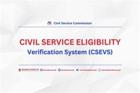 verification of civil service eligibility|Civil Service Eligibility Verification System (CSEVS) .